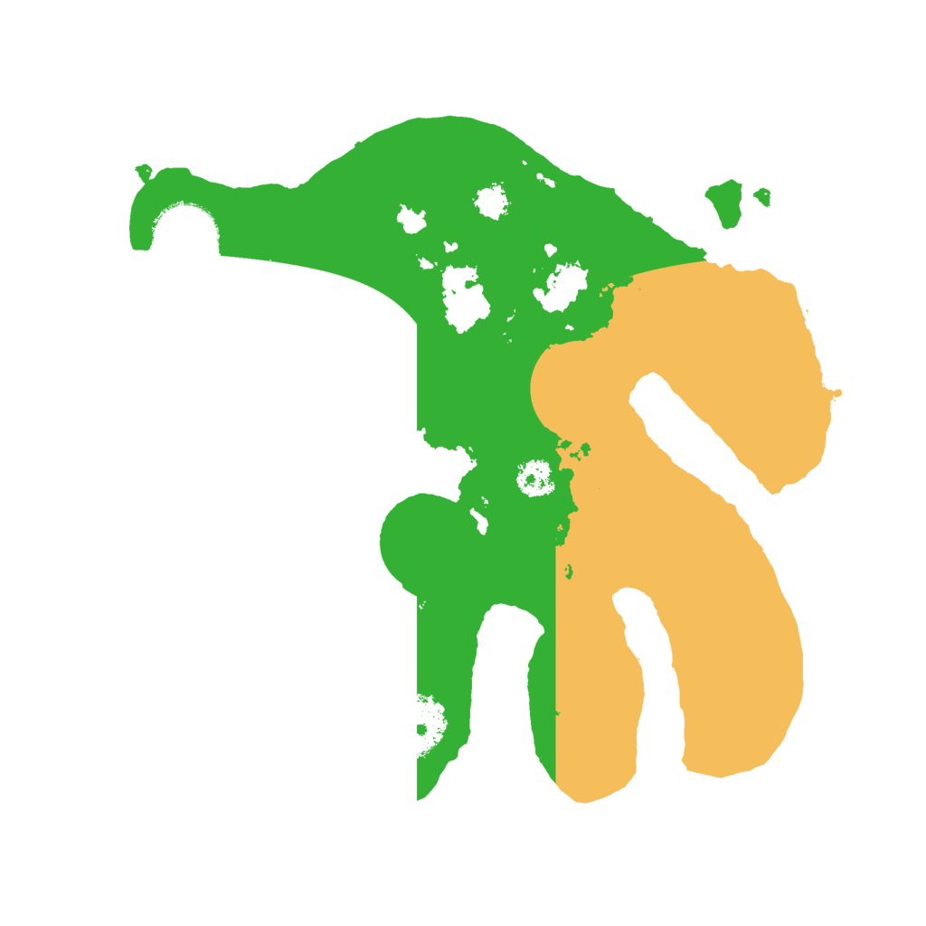 Biome Rust Map: Procedural Map, Size: 2550, Seed: 738428