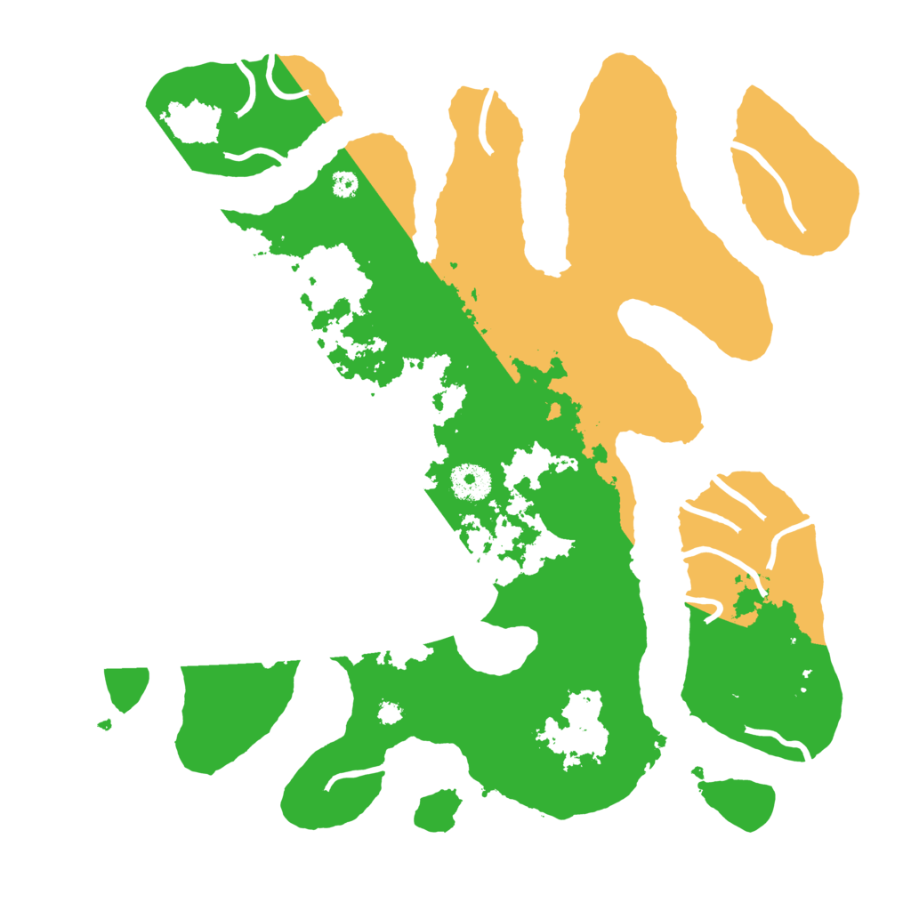 Biome Rust Map: Procedural Map, Size: 3500, Seed: 4833309