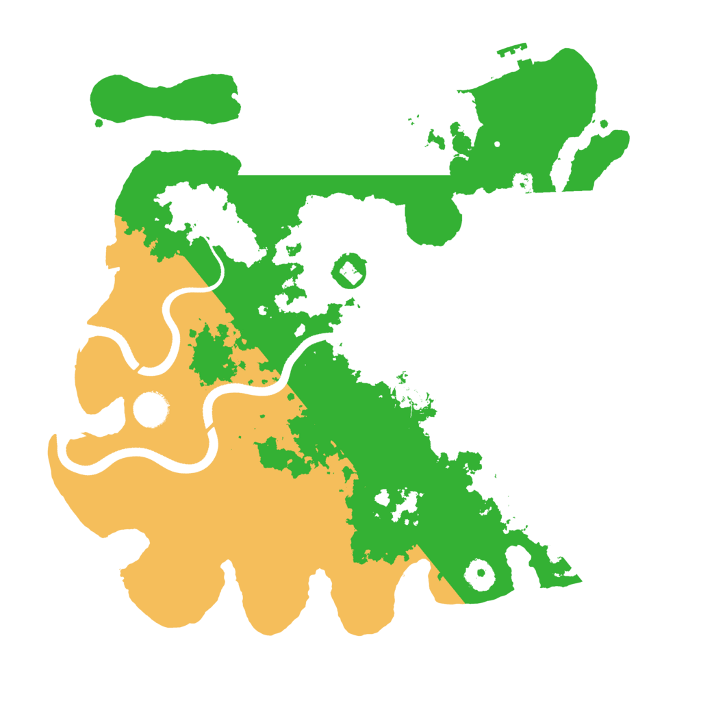 Biome Rust Map: Procedural Map, Size: 3500, Seed: 2900010