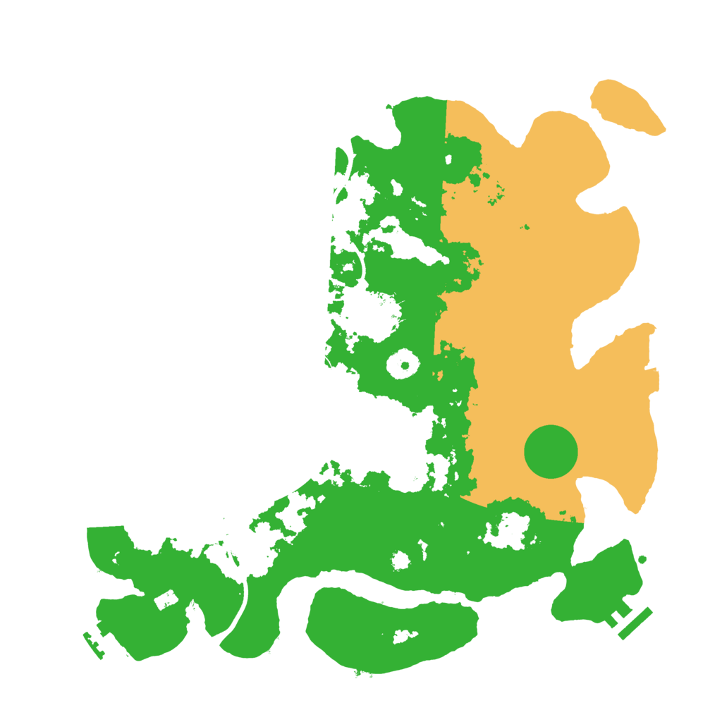 Biome Rust Map: Procedural Map, Size: 3550, Seed: 475151