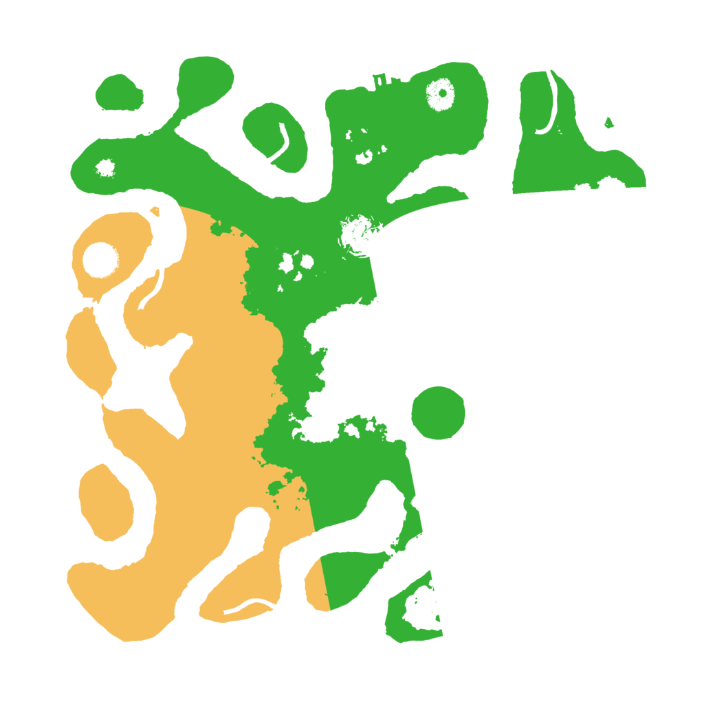 Biome Rust Map: Procedural Map, Size: 3500, Seed: 514799