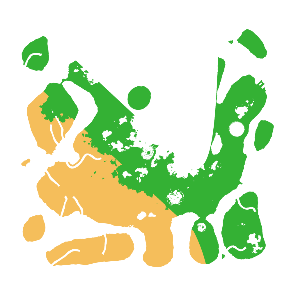 Biome Rust Map: Procedural Map, Size: 3500, Seed: 3242364