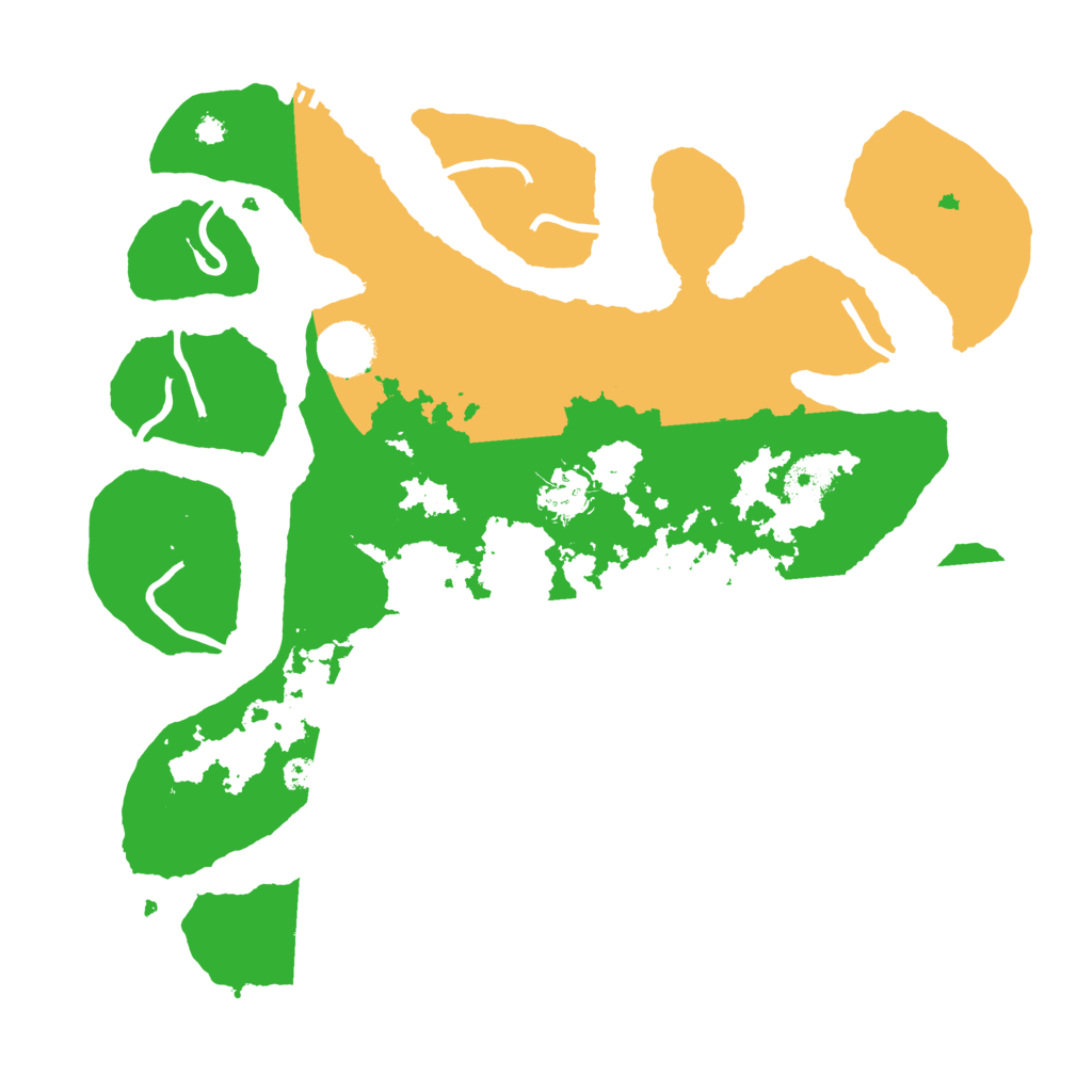 Biome Rust Map: Procedural Map, Size: 3500, Seed: 3040808