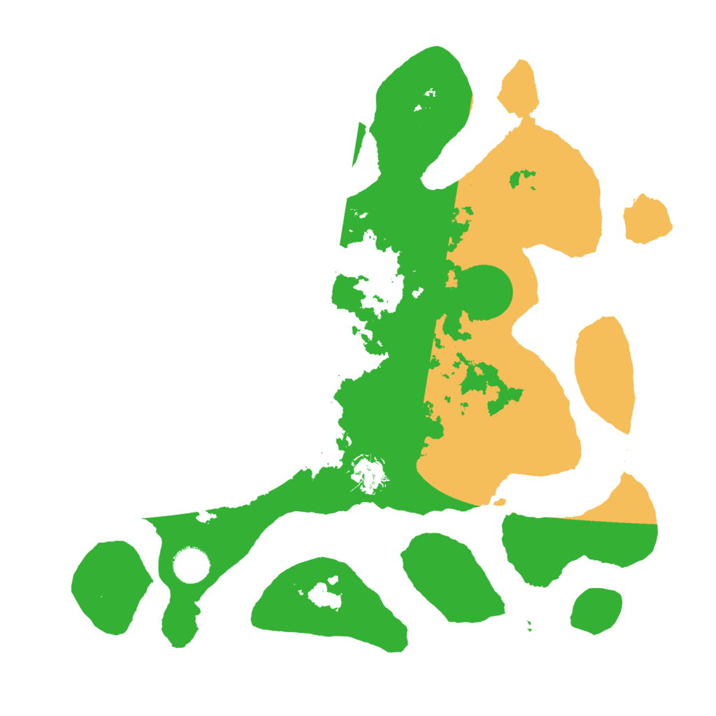 Biome Rust Map: Barren, Size: 3500, Seed: 2397578