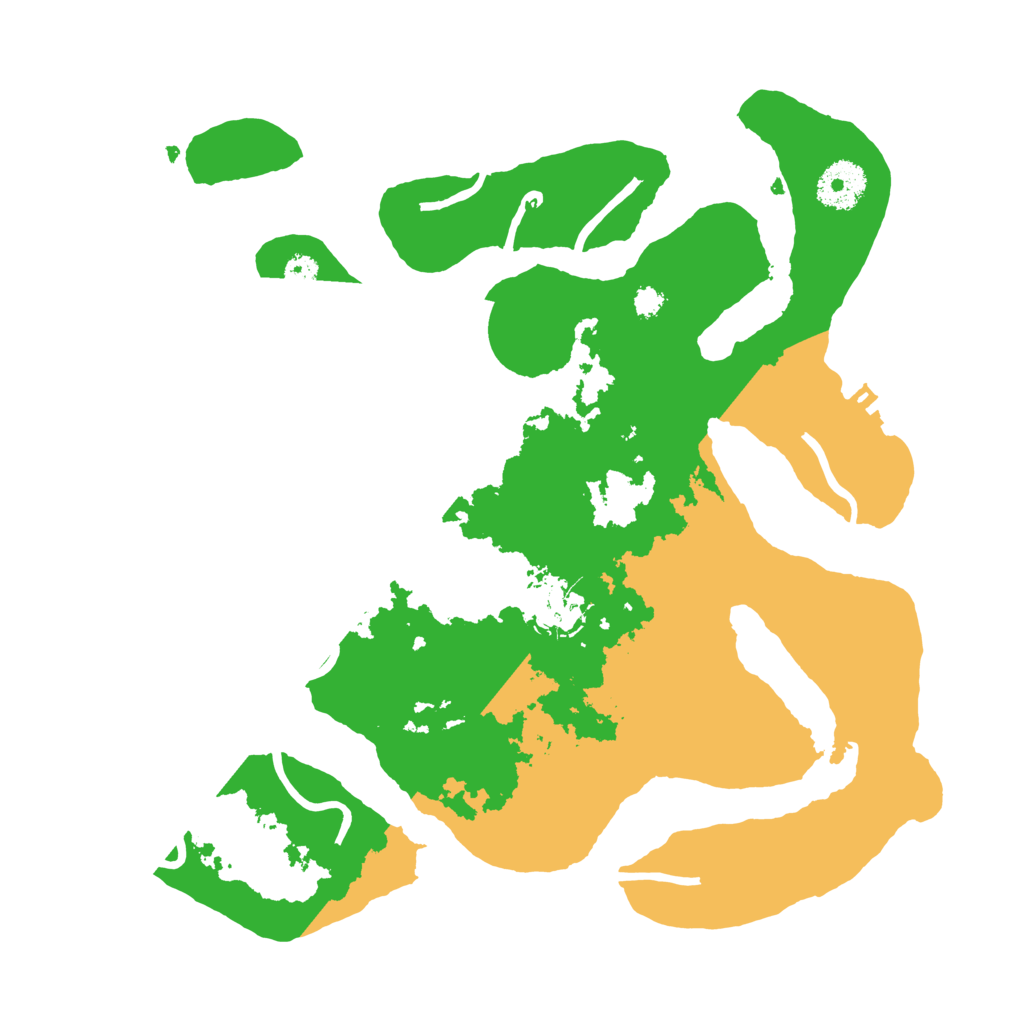 Biome Rust Map: Procedural Map, Size: 3200, Seed: 91661577