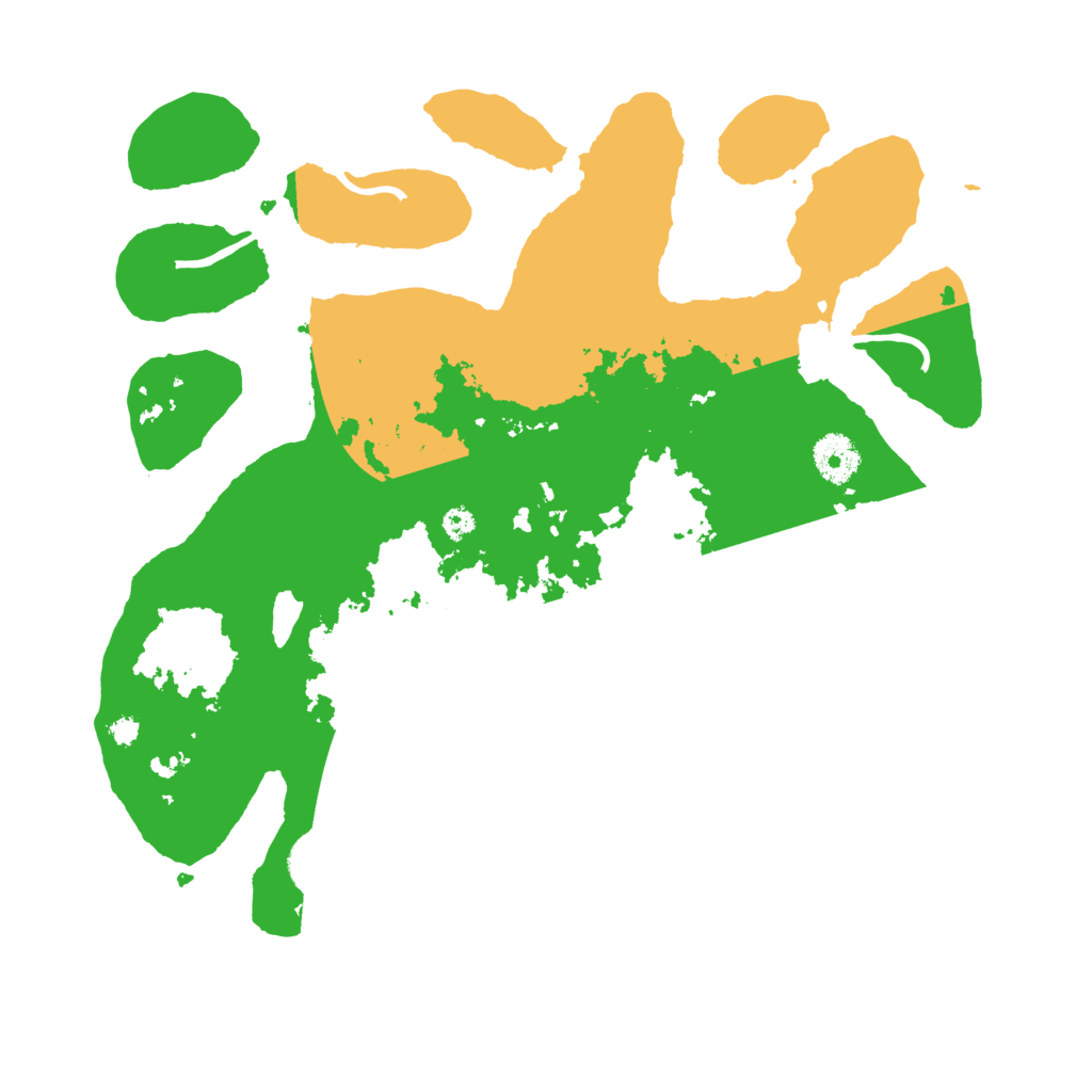 Biome Rust Map: Procedural Map, Size: 3500, Seed: 4610621