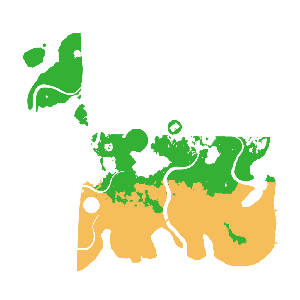 Biome Rust Map: Procedural Map, Size: 3500, Seed: 4766669