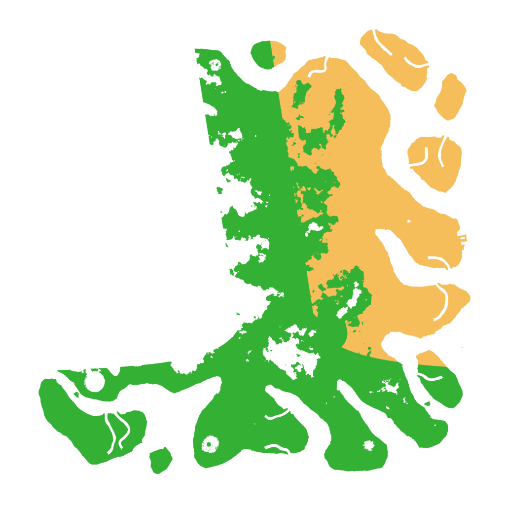 Biome Rust Map: Procedural Map, Size: 4500, Seed: 1445722