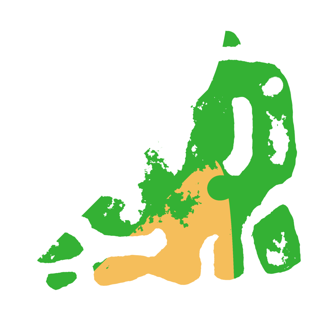 Biome Rust Map: Barren, Size: 3500, Seed: 3851313