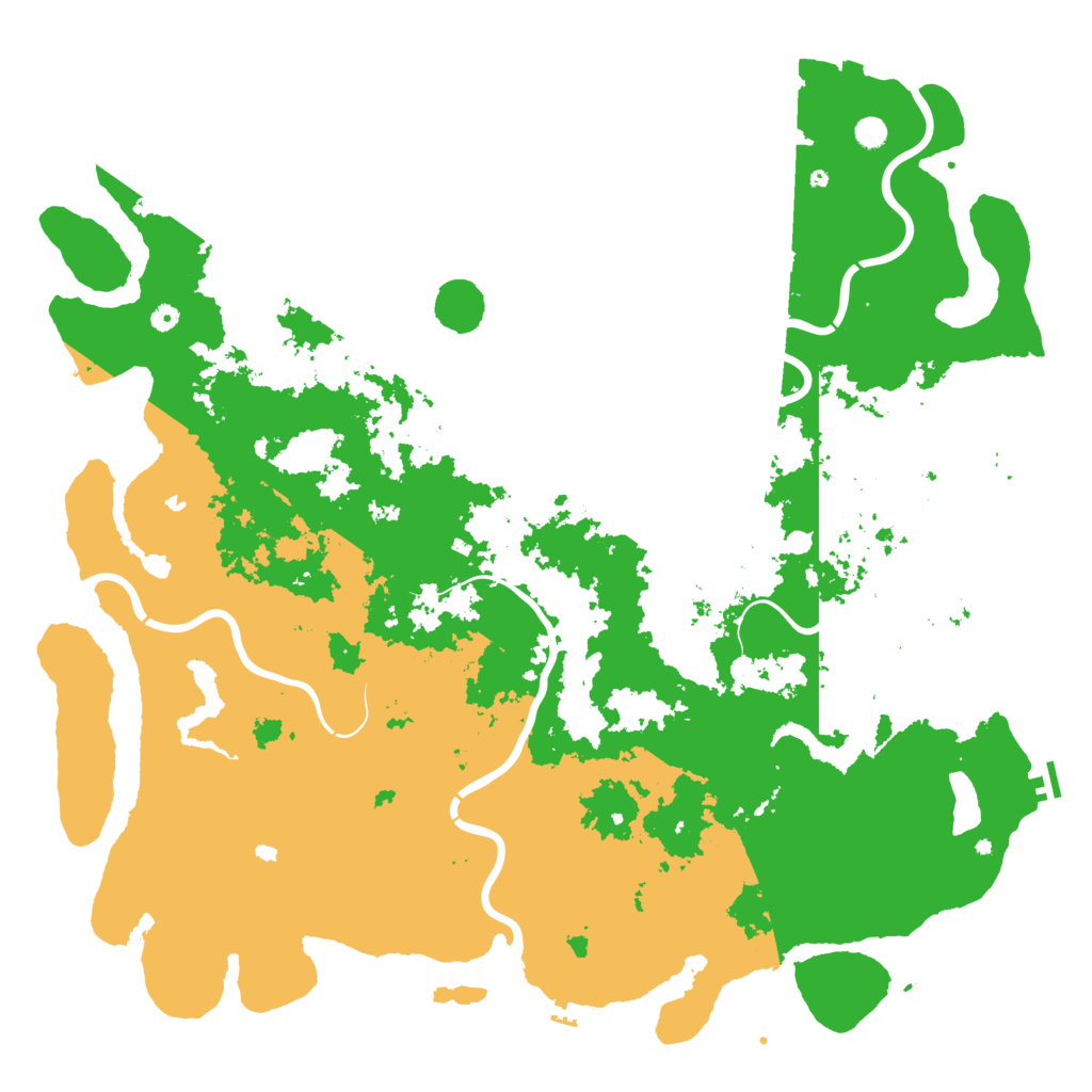Biome Rust Map: Procedural Map, Size: 6000, Seed: 673823
