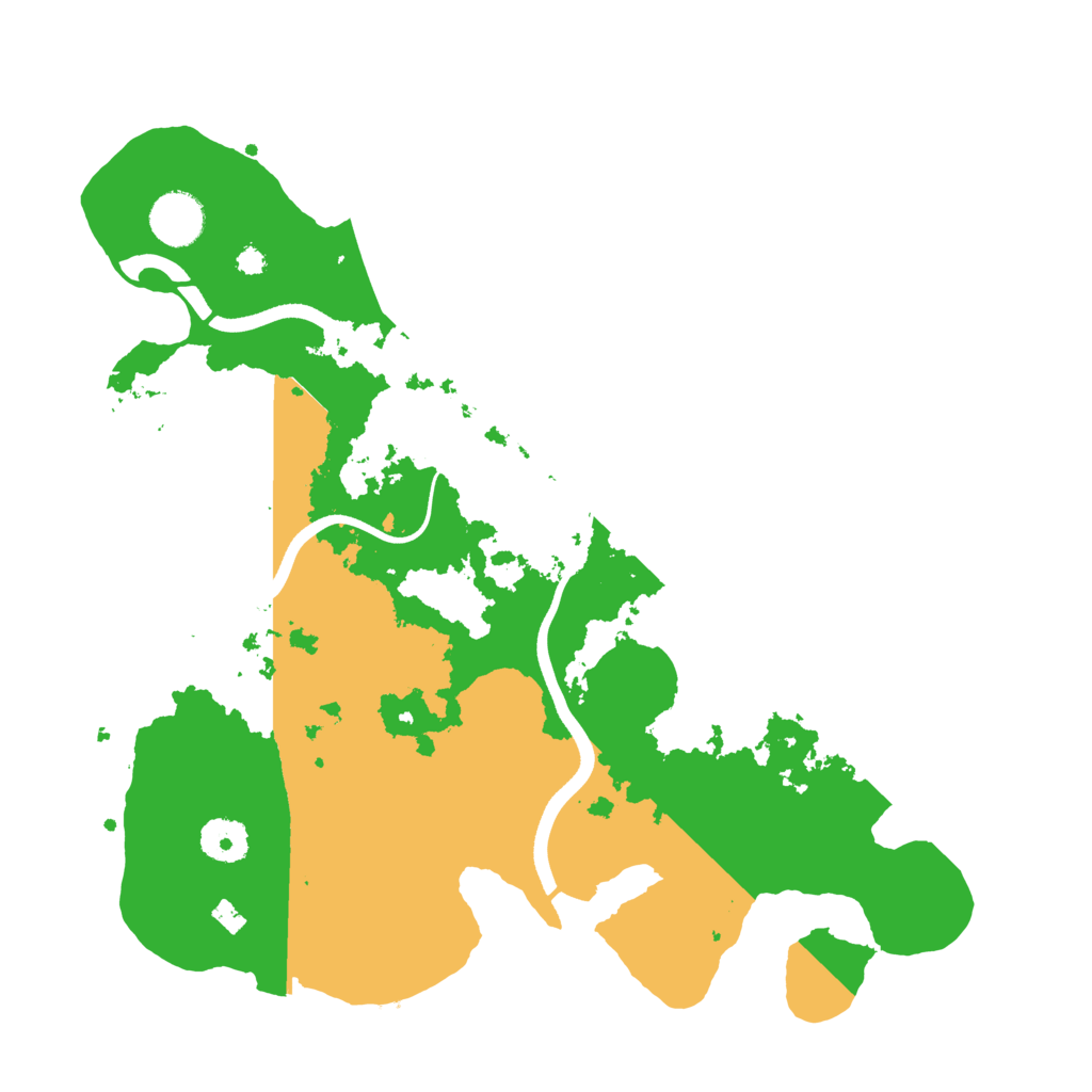 Biome Rust Map: Procedural Map, Size: 3550, Seed: 583866