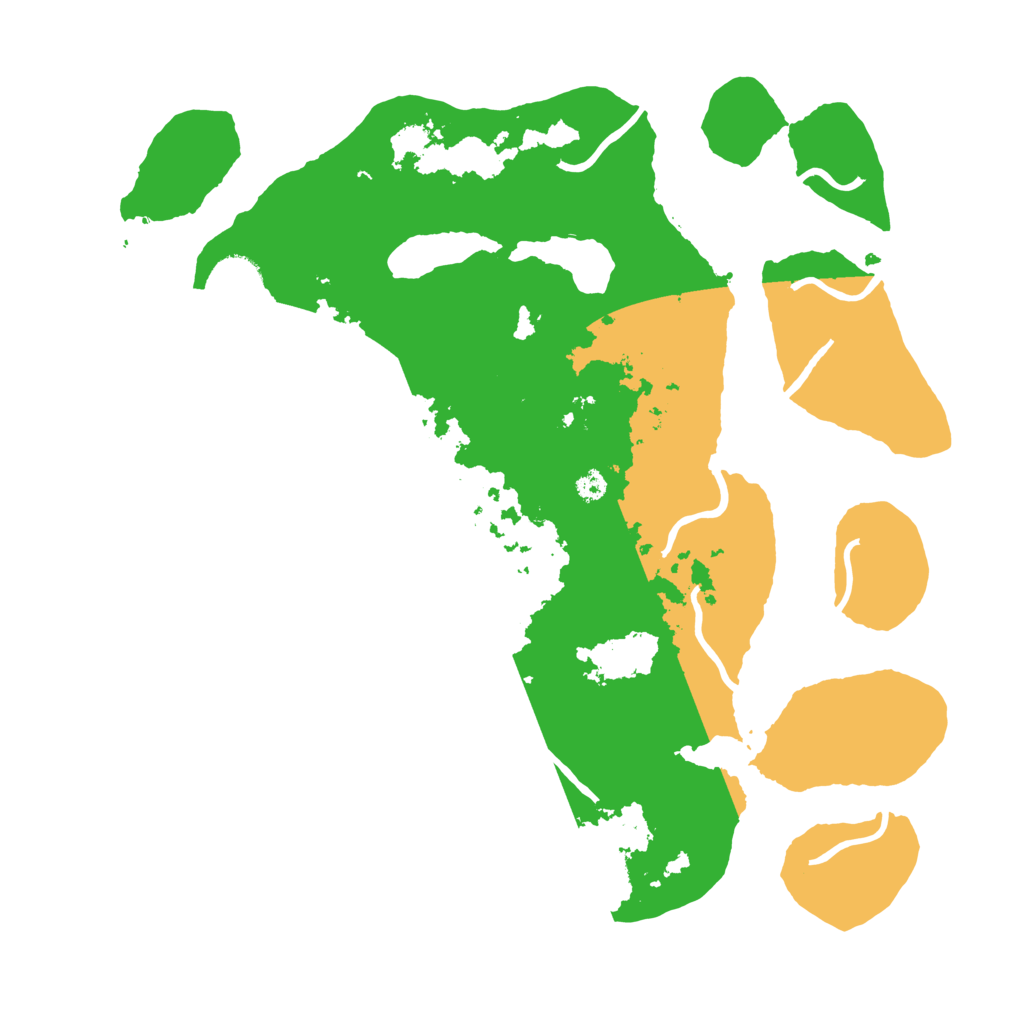 Biome Rust Map: Procedural Map, Size: 3500, Seed: 917995