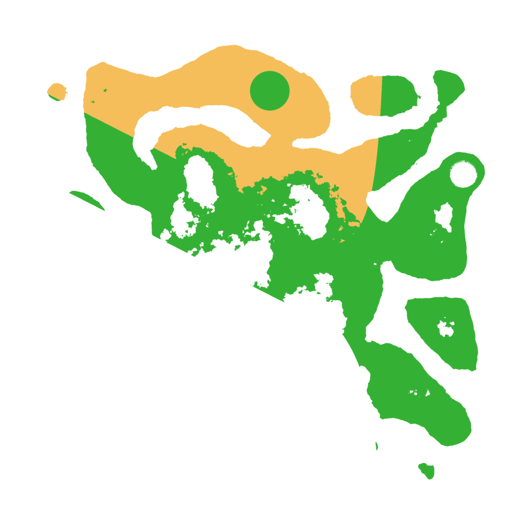 Biome Rust Map: Barren, Size: 3500, Seed: 4397578