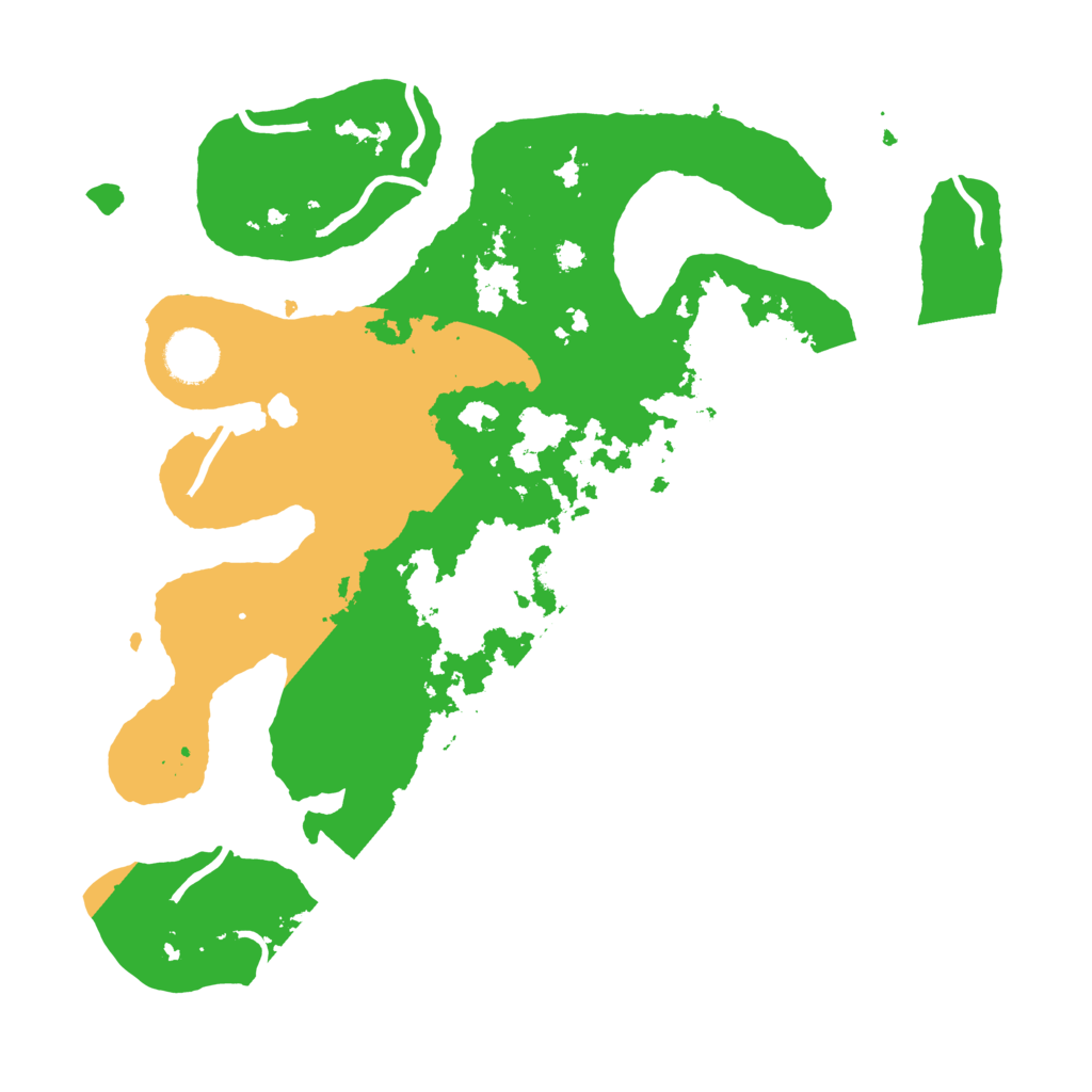 Biome Rust Map: Procedural Map, Size: 3500, Seed: 1366903