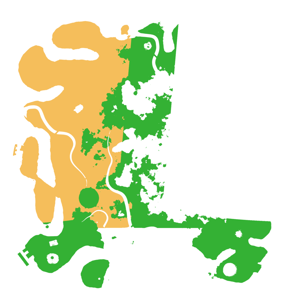 Biome Rust Map: Procedural Map, Size: 4000, Seed: 86532
