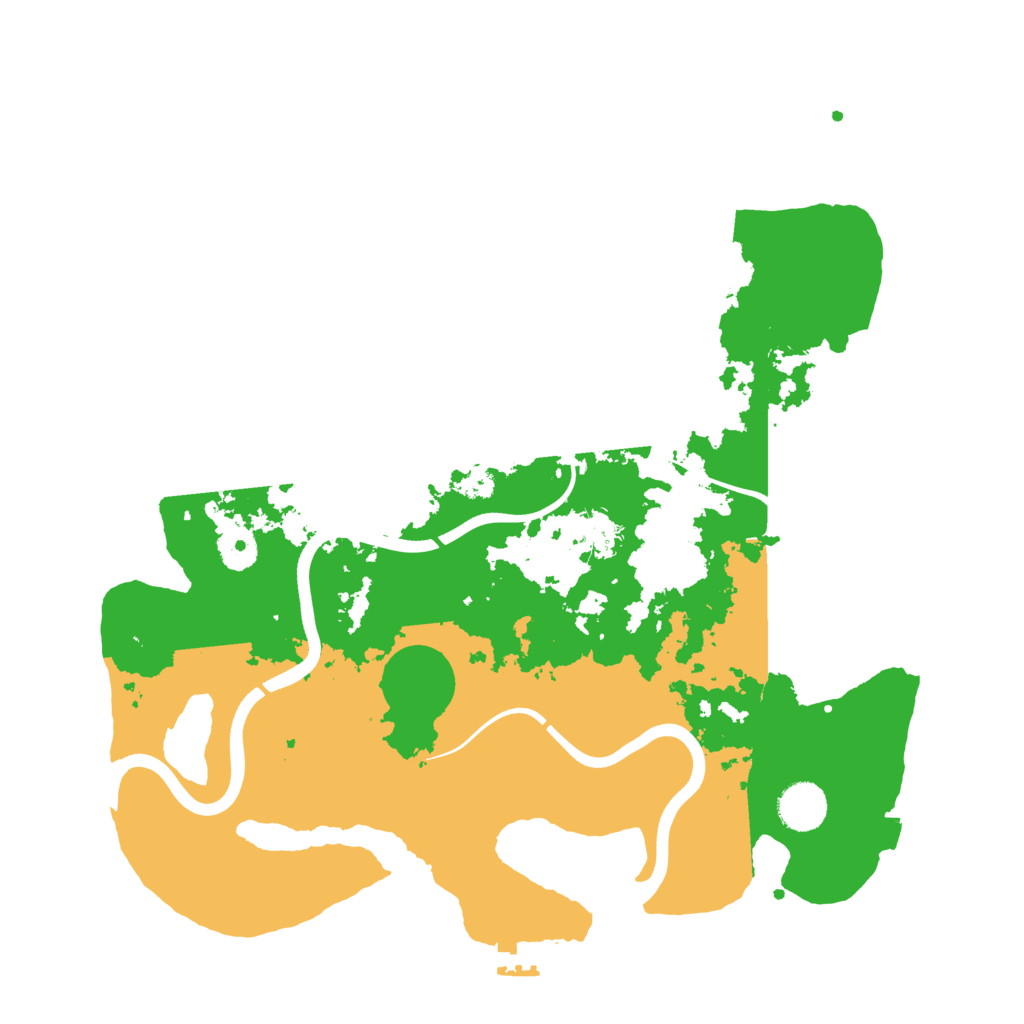 Biome Rust Map: Procedural Map, Size: 3700, Seed: 1253070908