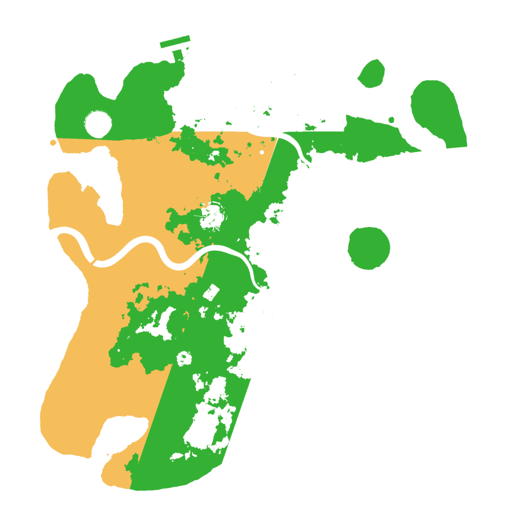 Biome Rust Map: Procedural Map, Size: 3500, Seed: 1633375
