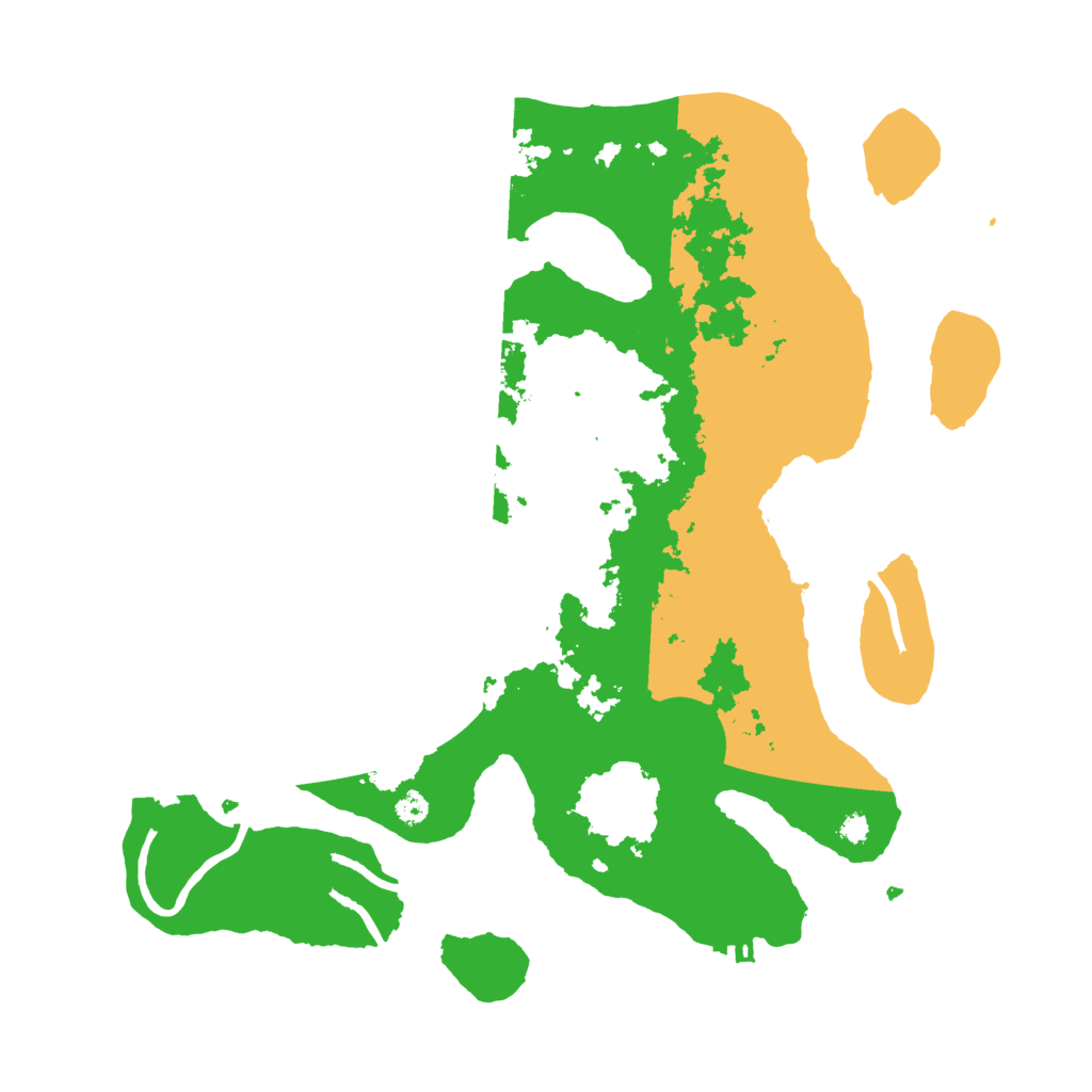 Biome Rust Map: Procedural Map, Size: 3500, Seed: 416956