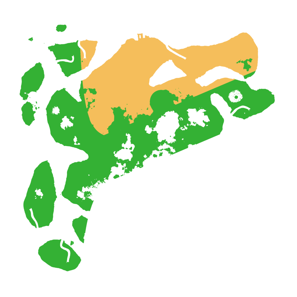 Biome Rust Map: Procedural Map, Size: 3500, Seed: 1970015