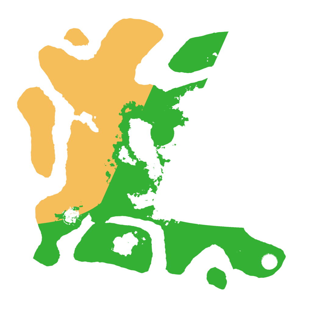 Biome Rust Map: Barren, Size: 3500, Seed: 5621284