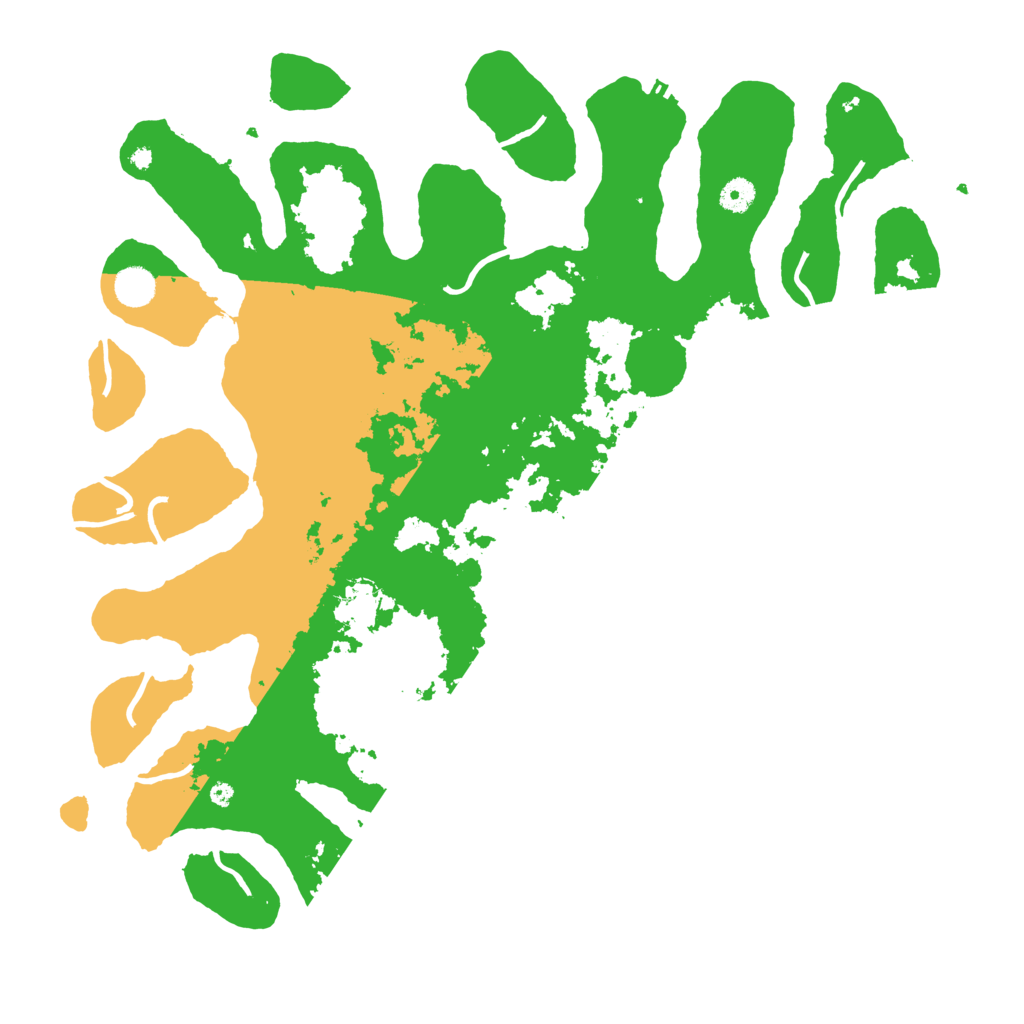 Biome Rust Map: Procedural Map, Size: 4500, Seed: 19991008