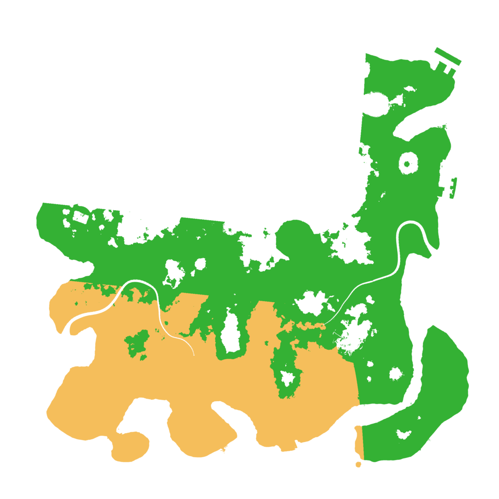 Biome Rust Map: Procedural Map, Size: 3550, Seed: 956868