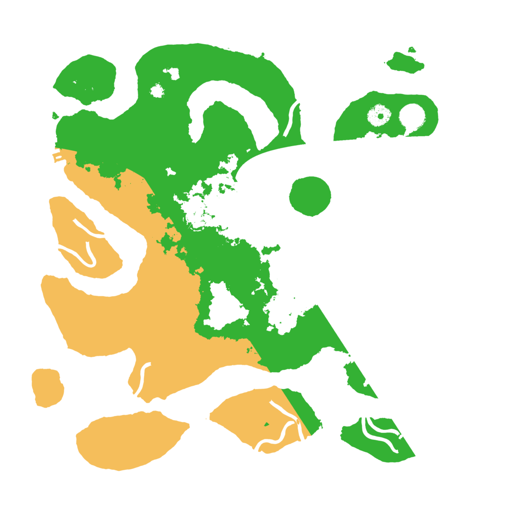 Biome Rust Map: Procedural Map, Size: 3500, Seed: 1567809