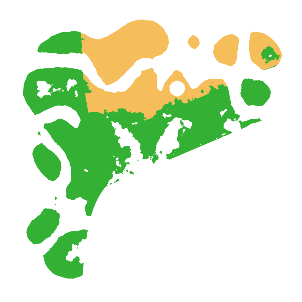 Biome Rust Map: Barren, Size: 3500, Seed: 2432338