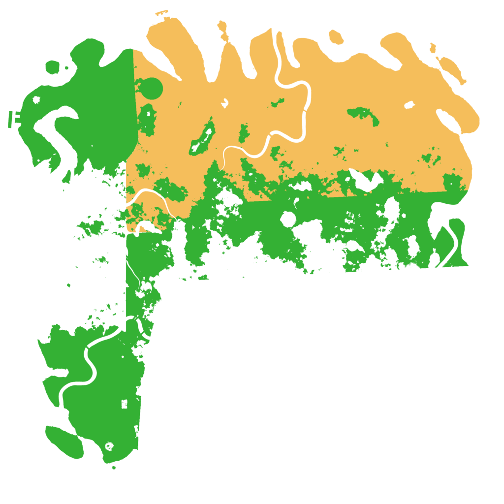 Biome Rust Map: Procedural Map, Size: 6000, Seed: 987645476