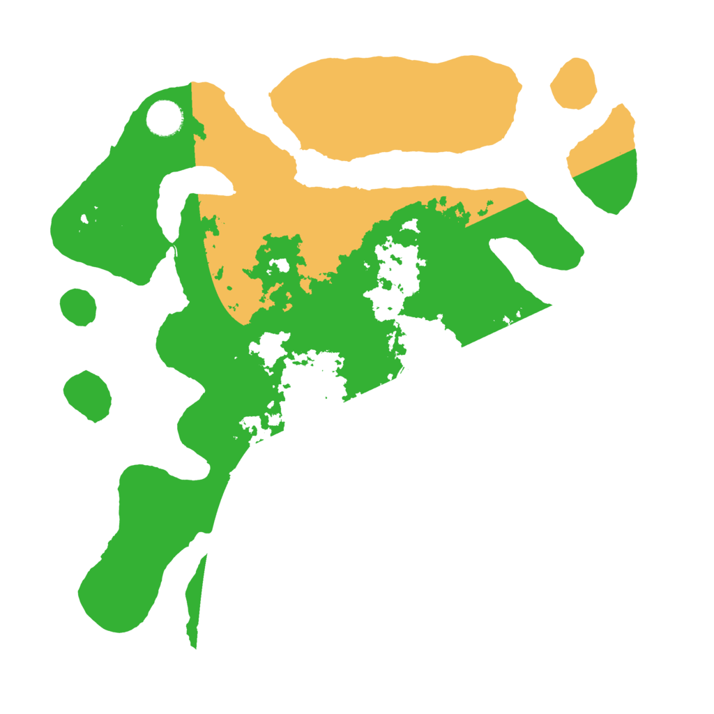 Biome Rust Map: Barren, Size: 3500, Seed: 5180878