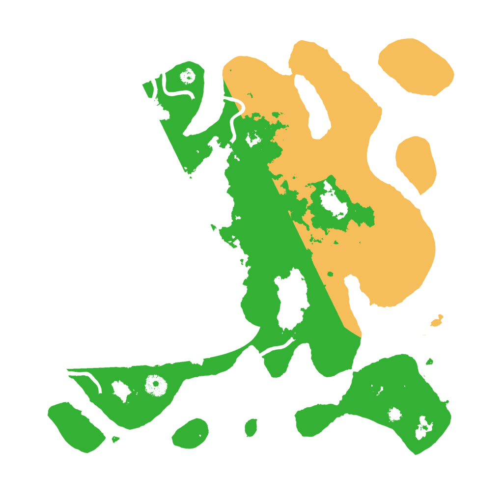 Biome Rust Map: Procedural Map, Size: 3500, Seed: 6342122