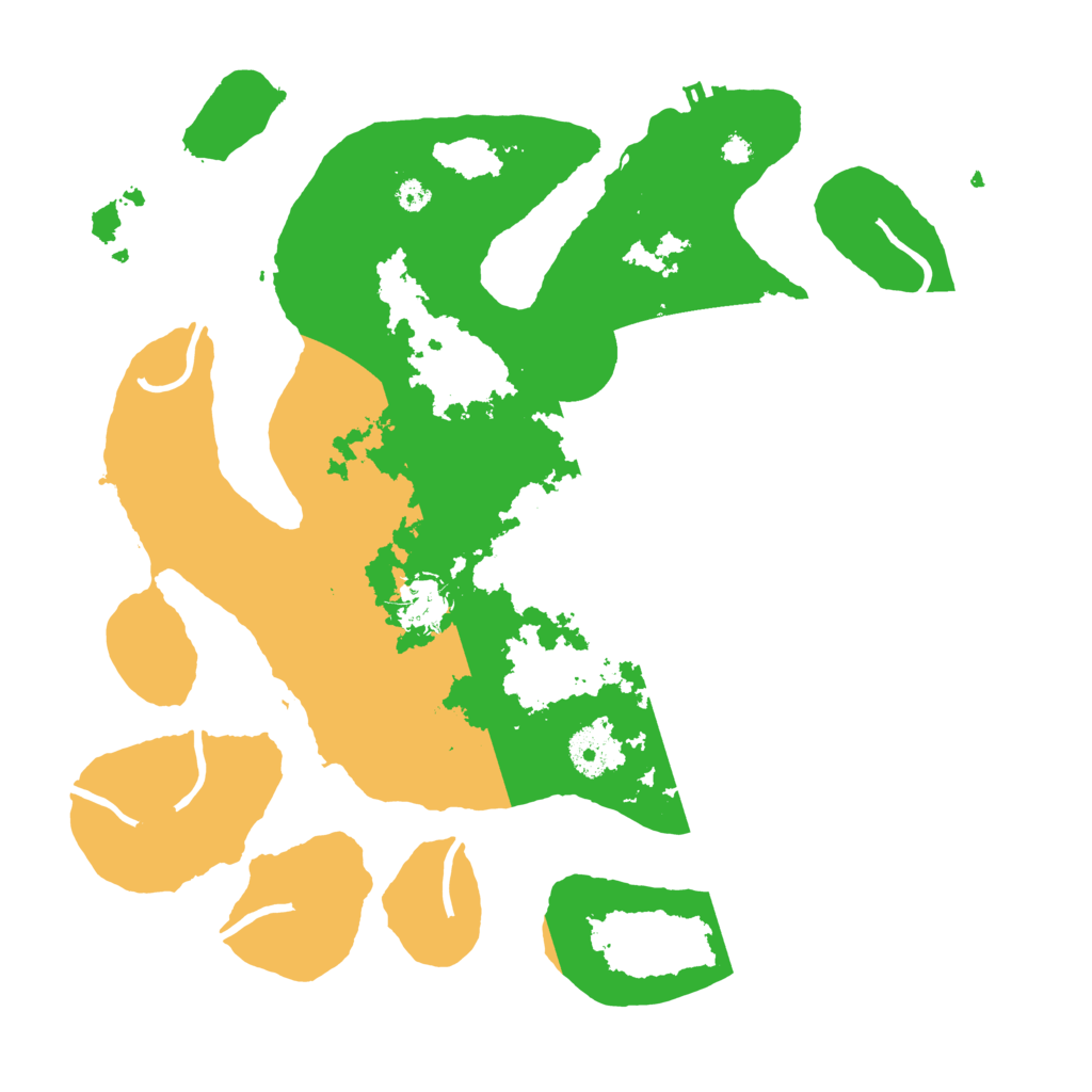 Biome Rust Map: Procedural Map, Size: 3500, Seed: 370440