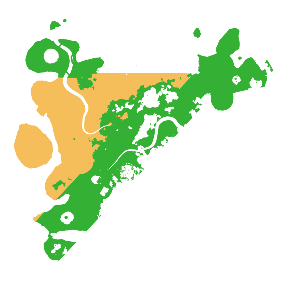 Biome Rust Map: Procedural Map, Size: 3500, Seed: 834884