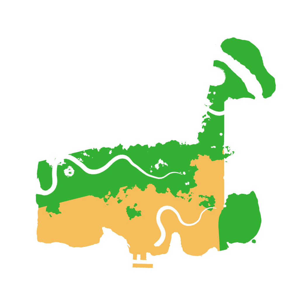 Biome Rust Map: Procedural Map, Size: 3000, Seed: 664447234