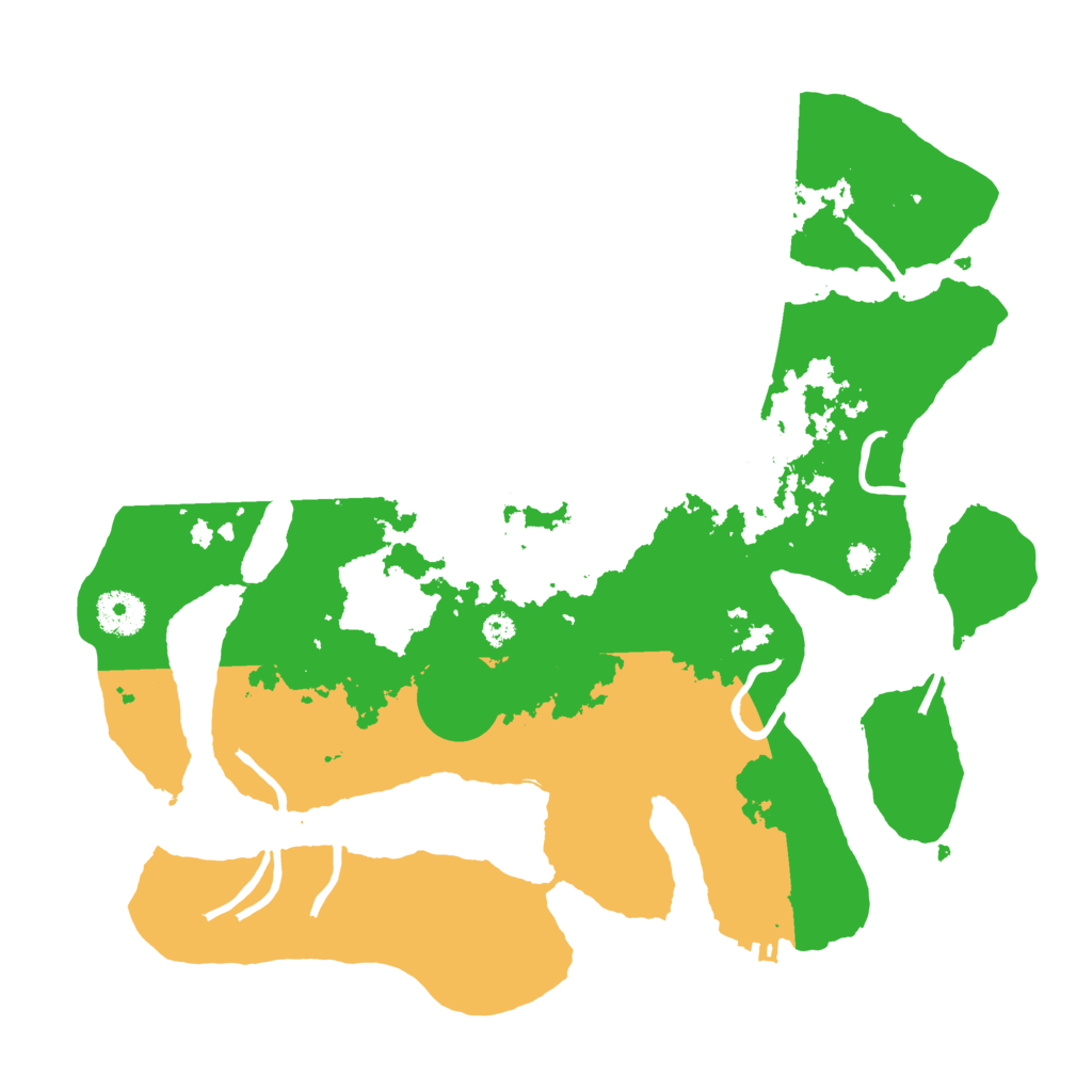 Biome Rust Map: Procedural Map, Size: 3500, Seed: 73478735