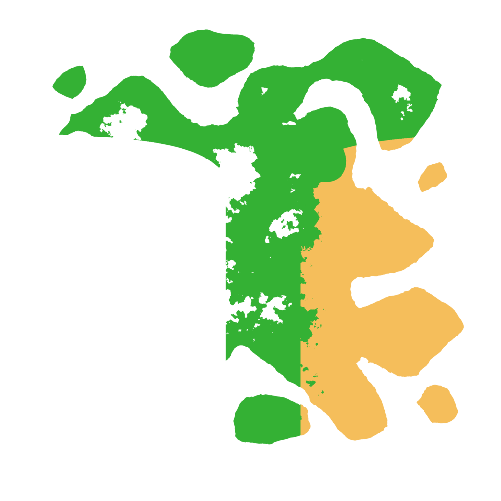 Biome Rust Map: Barren, Size: 3500, Seed: 4985408