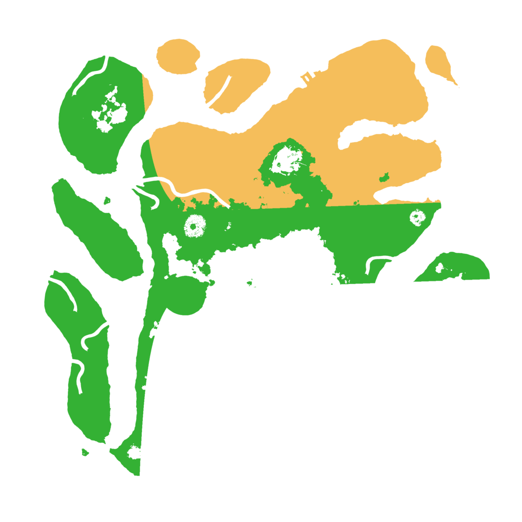 Biome Rust Map: Procedural Map, Size: 3500, Seed: 1086932899