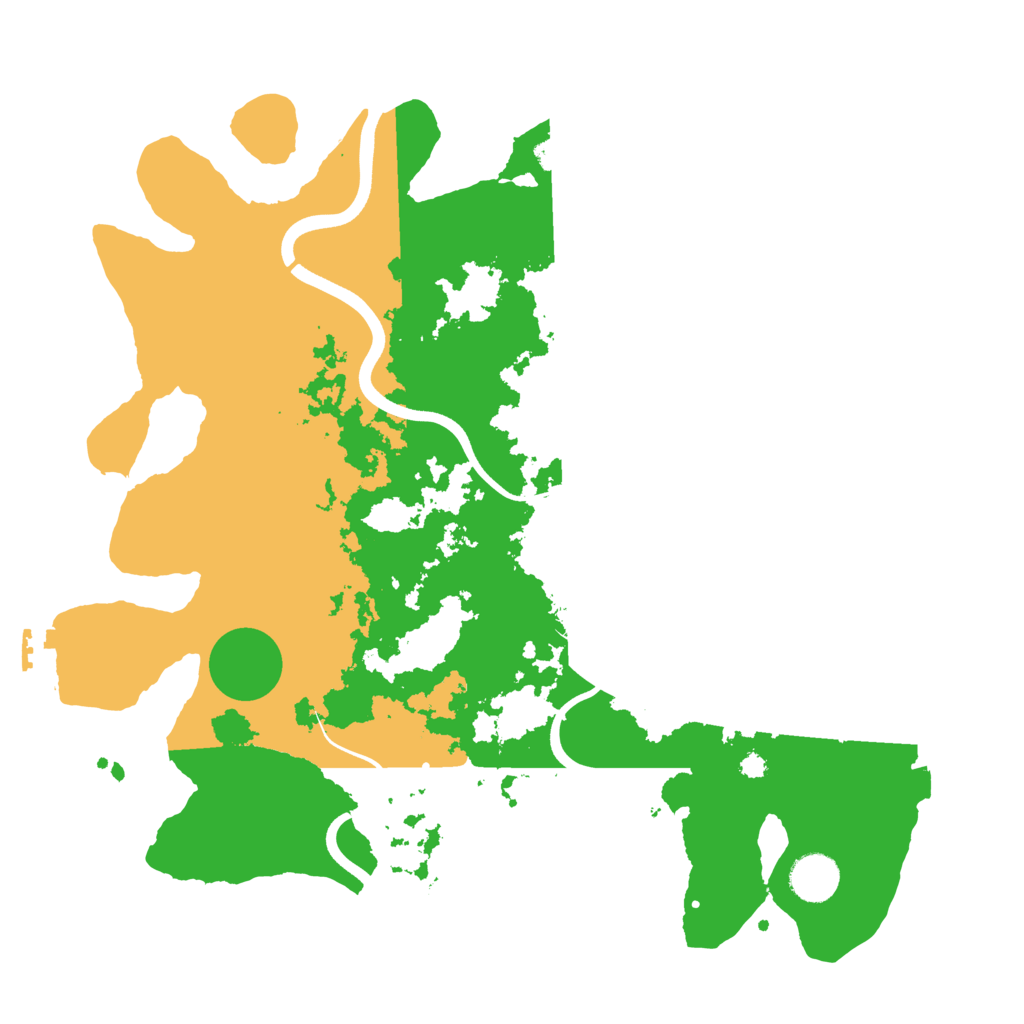 Biome Rust Map: Procedural Map, Size: 3700, Seed: 1599720042
