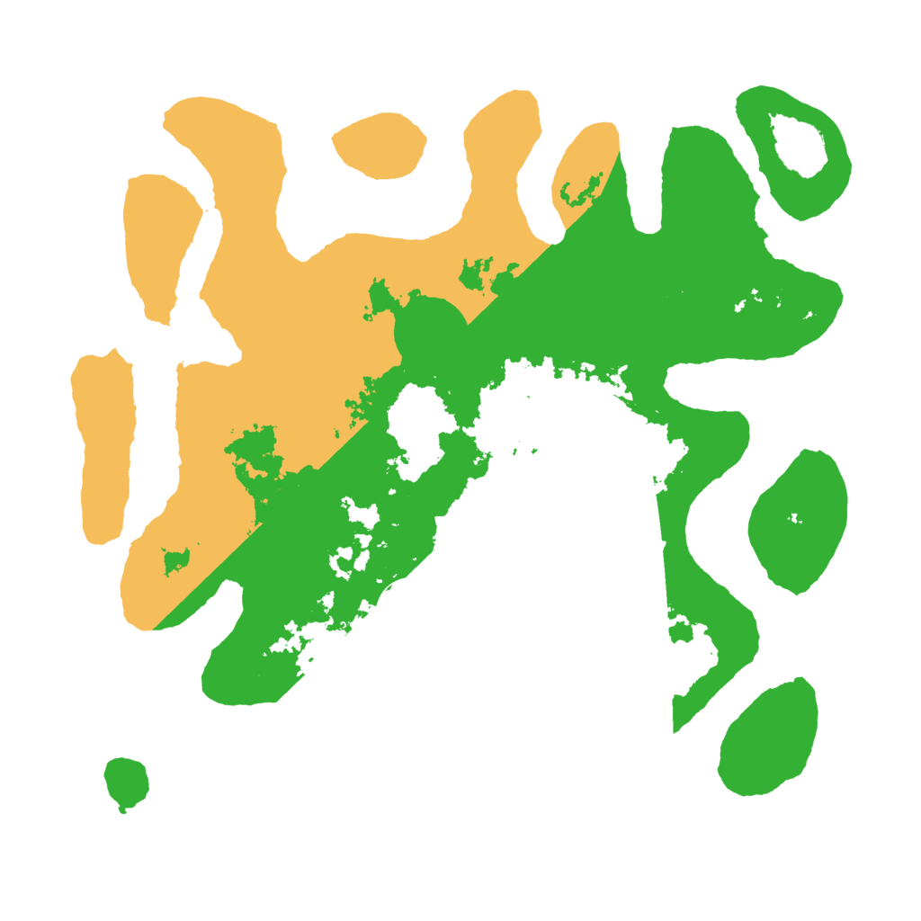 Biome Rust Map: Barren, Size: 3500, Seed: 217393