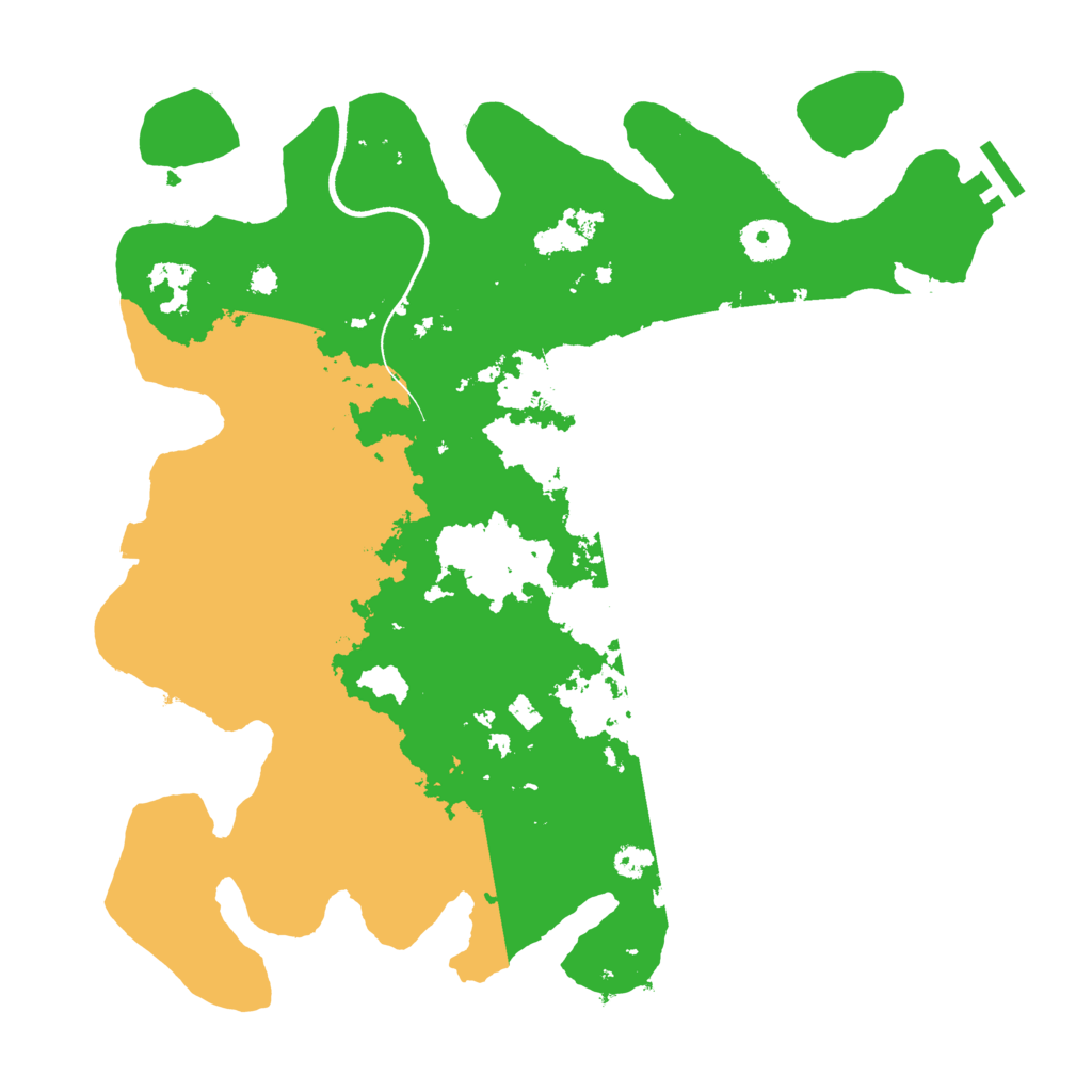 Biome Rust Map: Procedural Map, Size: 3550, Seed: 654065