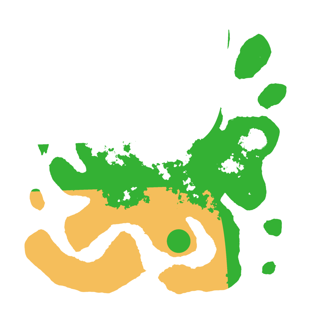 Biome Rust Map: Barren, Size: 3500, Seed: 2085209