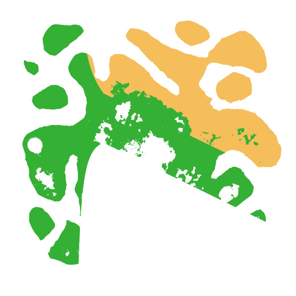 Biome Rust Map: Barren, Size: 3500, Seed: 1787481