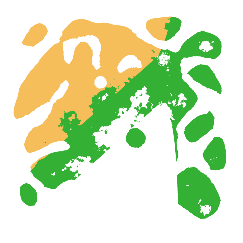 Biome Rust Map: Barren, Size: 3500, Seed: 1487005