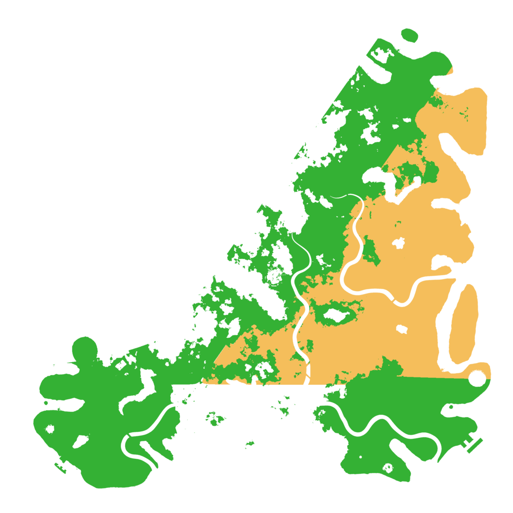Biome Rust Map: Procedural Map, Size: 5400, Seed: 1462357653