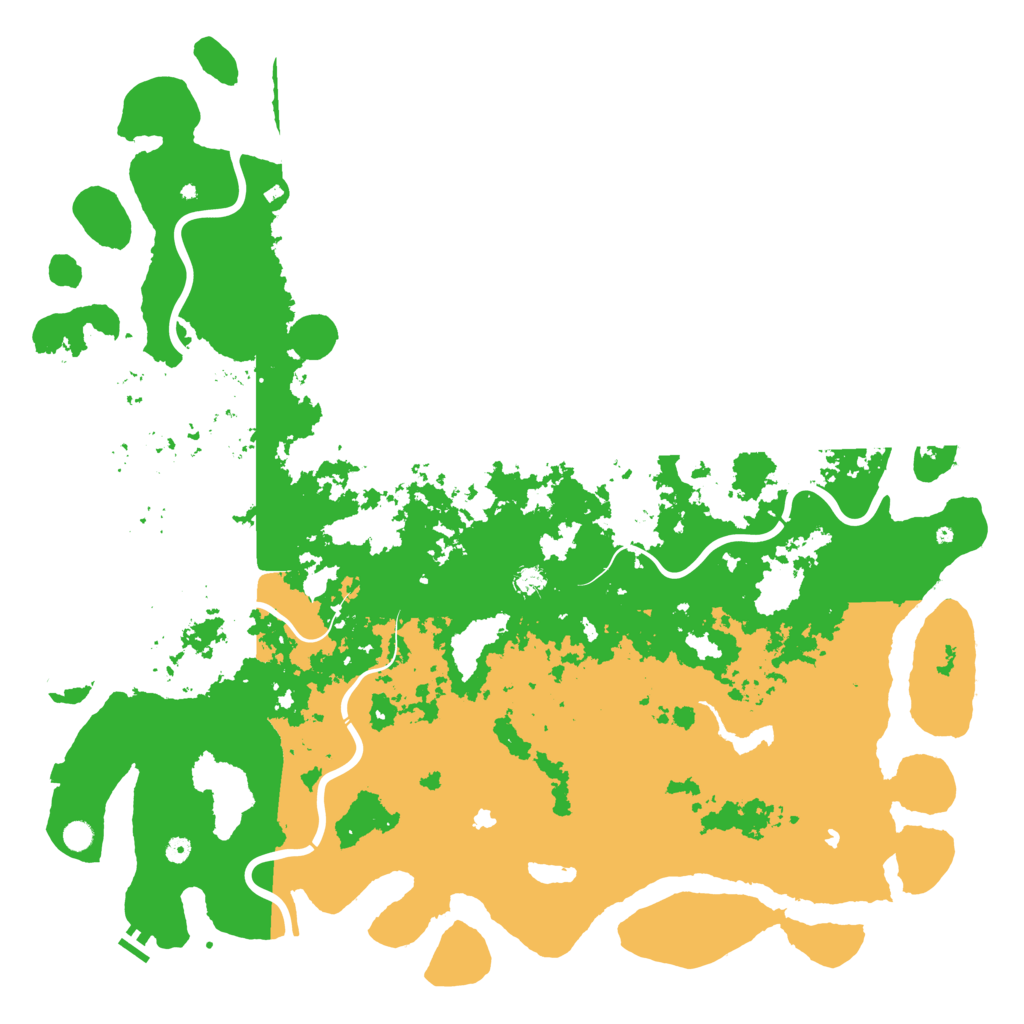 Biome Rust Map: Procedural Map, Size: 6000, Seed: 600719682