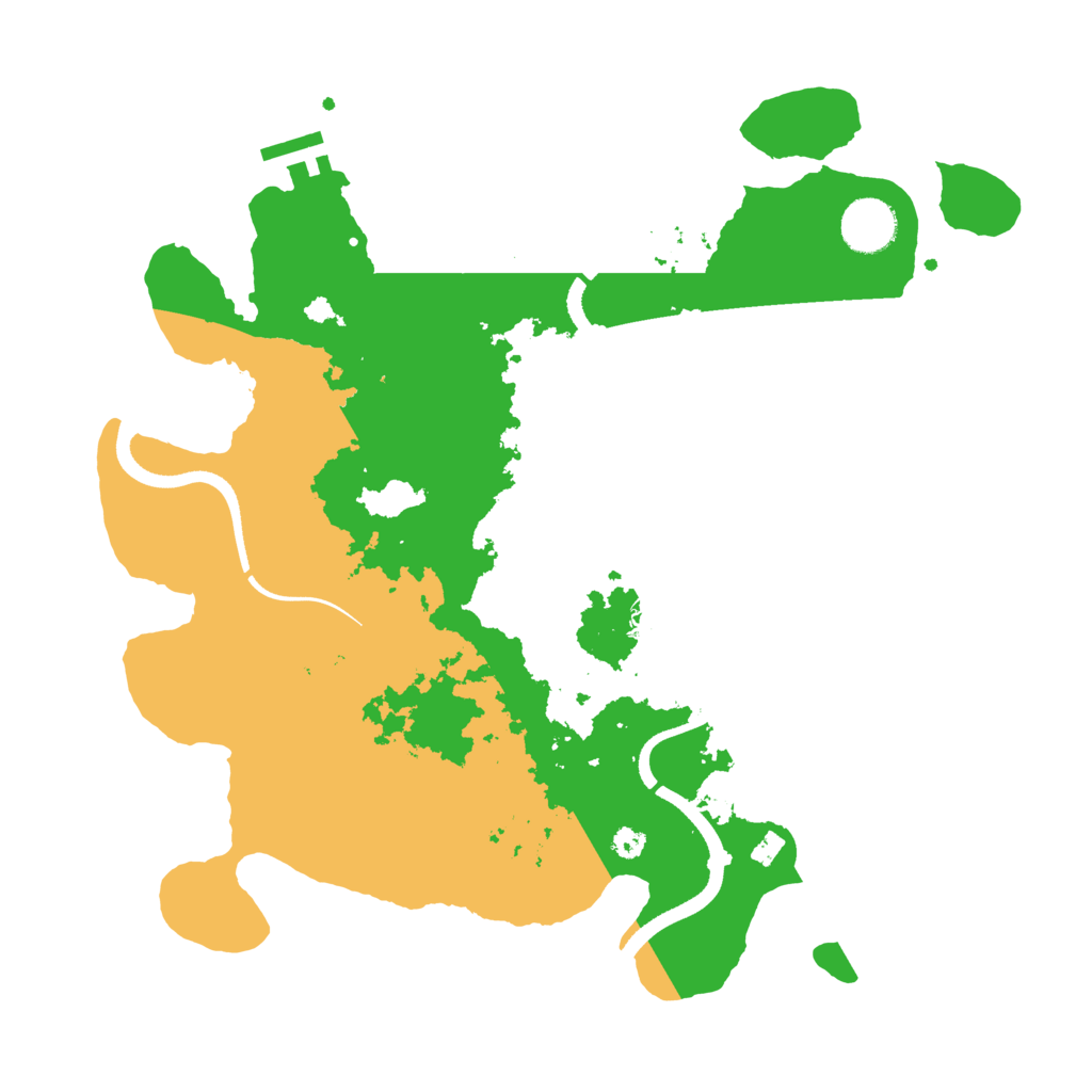 Biome Rust Map: Procedural Map, Size: 3500, Seed: 3528772