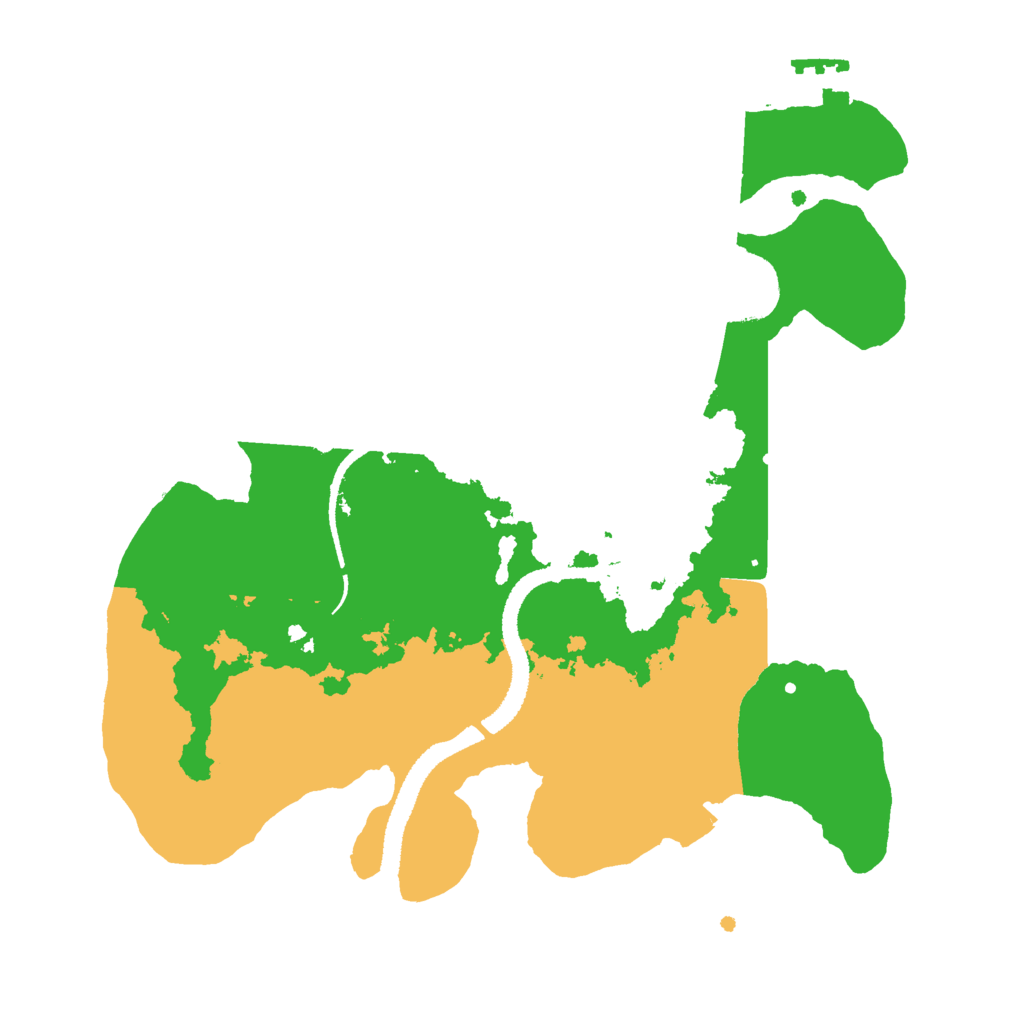 Biome Rust Map: Procedural Map, Size: 2700, Seed: 1484641820