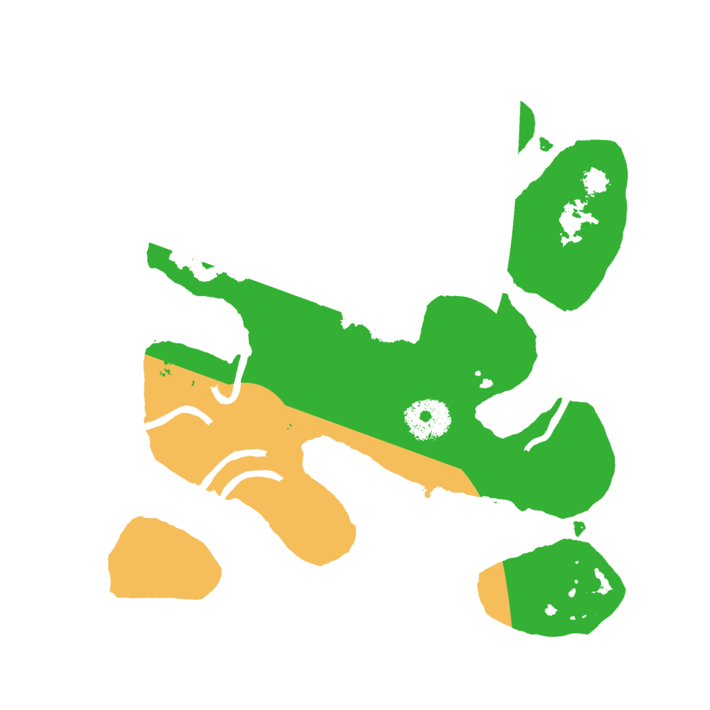 Biome Rust Map: Procedural Map, Size: 2500, Seed: 22192