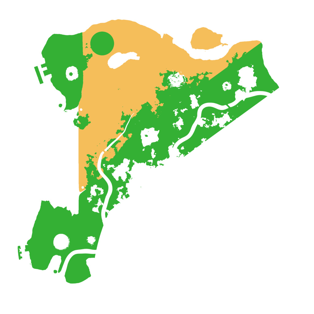 Biome Rust Map: Procedural Map, Size: 3500, Seed: 2085318523