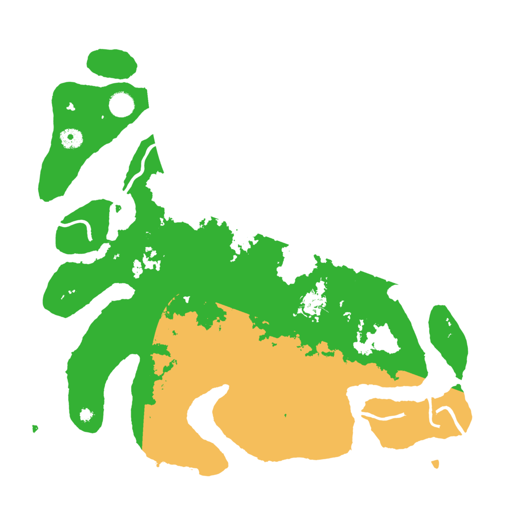 Biome Rust Map: Procedural Map, Size: 3700, Seed: 5231392